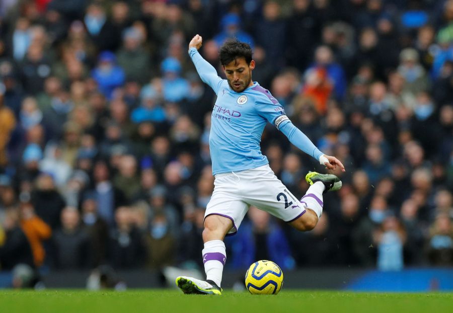 Manchester City playmaker Silva a doubt for Liverpool game